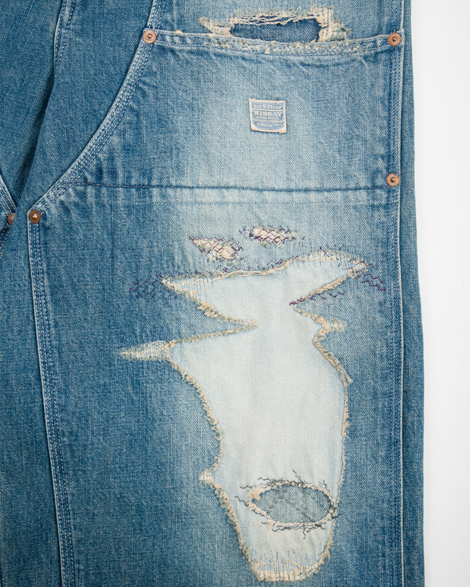 Kapital 14oz Denim W-Knee EASY Baggy Pants(DIXIE LUMBER REMAKE) - PRO - Standard & Strange