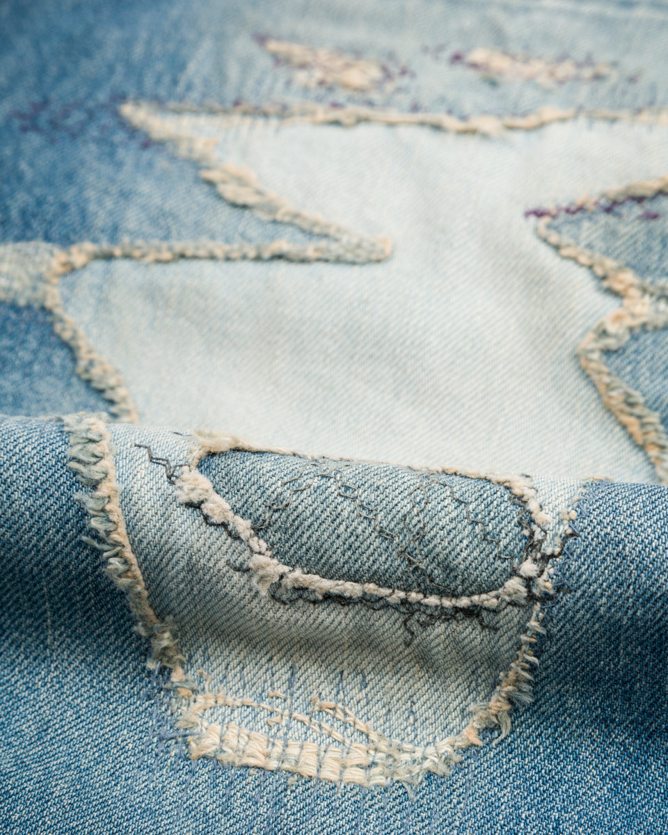 Kapital 14oz Denim W-Knee EASY Baggy Pants(DIXIE LUMBER REMAKE) - PRO - Standard & Strange