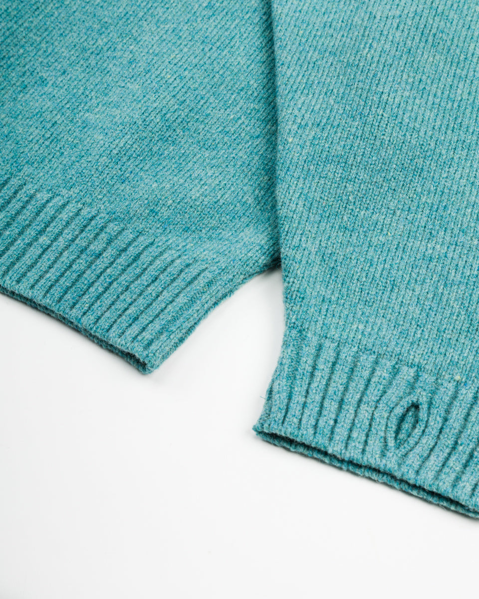 Kapital 5G Wool BONE Crew Sweater - Sax - Standard & Strange