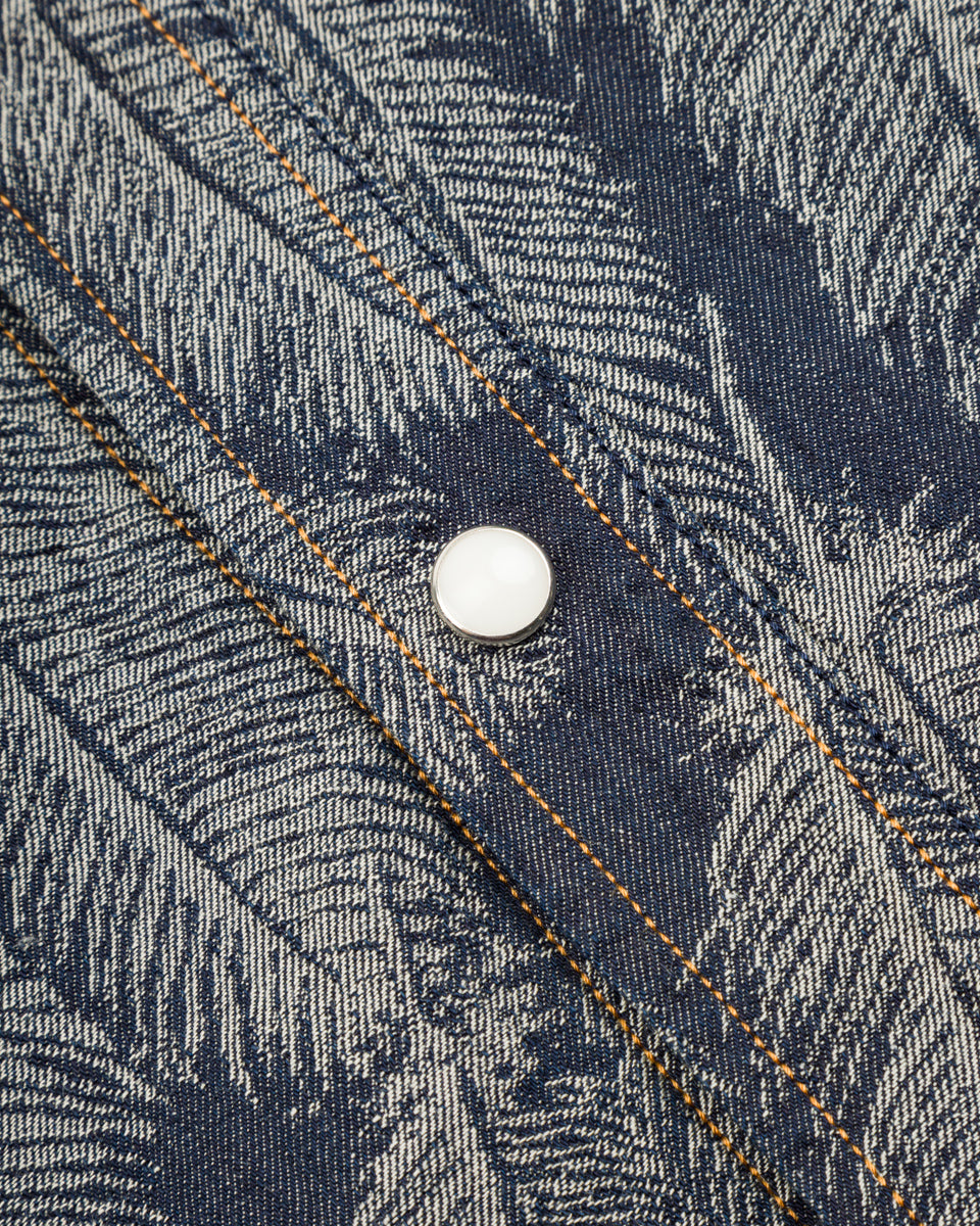 Kapital 5oz MAGPIE Denim Western Shirt - Dark - Standard & Strange