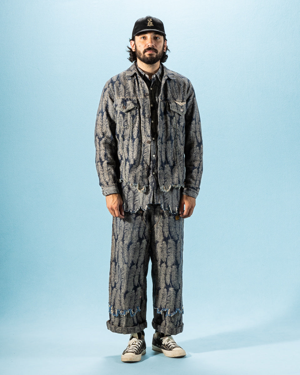 Kapital 5oz MAGPIE Denim Western Shirt - Dark - Standard & Strange