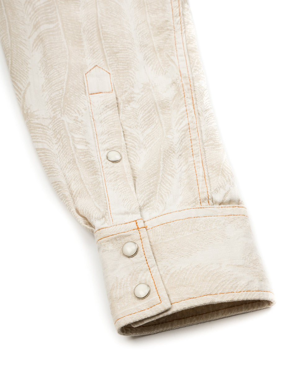 Kapital 5oz MAGPIE Denim Western Shirt - Ecru - Standard & Strange