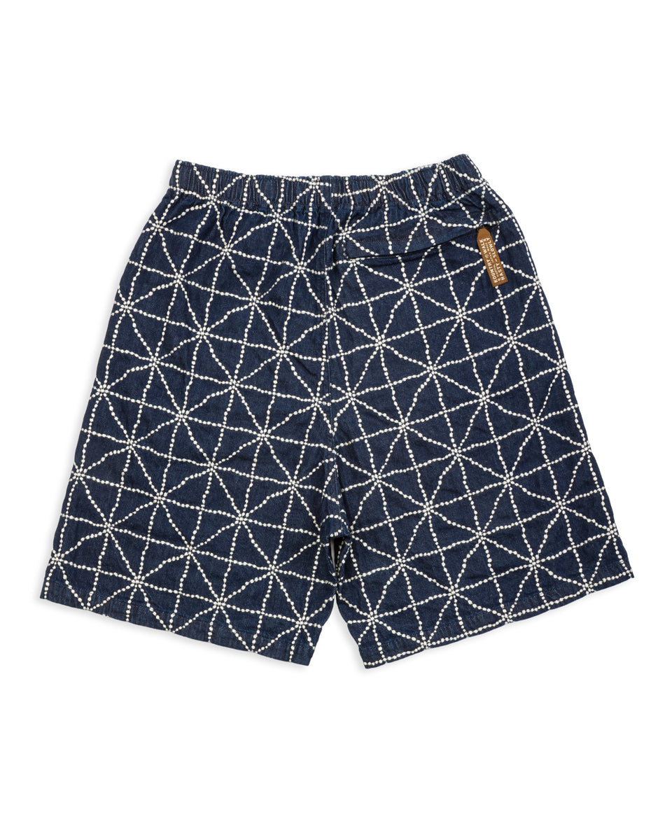 Kapital 8oz Denim FOLK-DOJO EASY Shorts - Dark - Standard & Strange