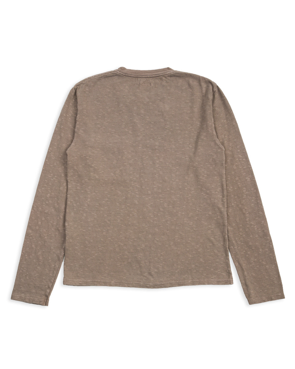 Kapital AMUSE Knit Pocket Long Sleeve T - Charcoal - Standard & Strange
