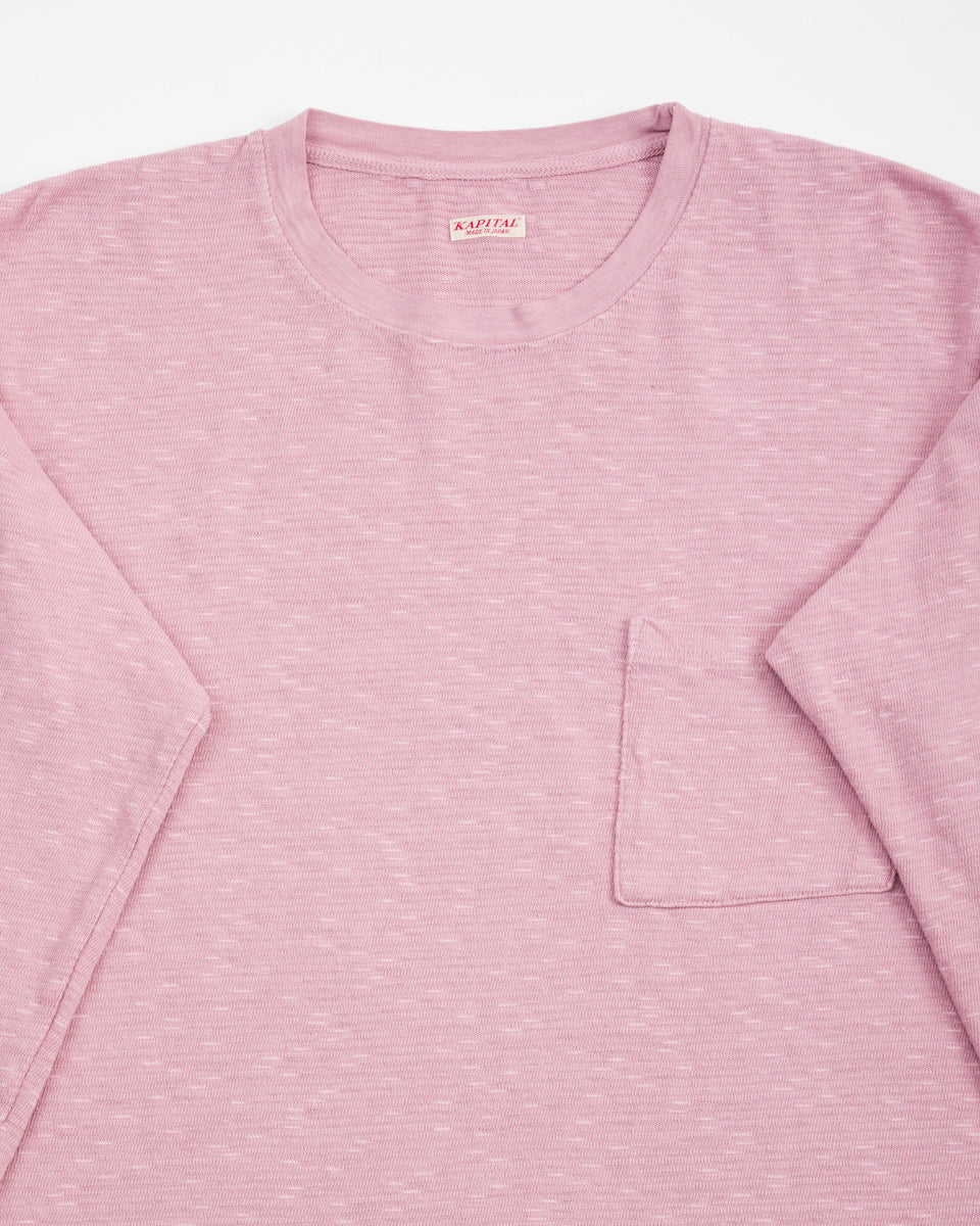 Kapital AMUSE Knit Pocket Long Sleeve T - Pink - Standard & Strange