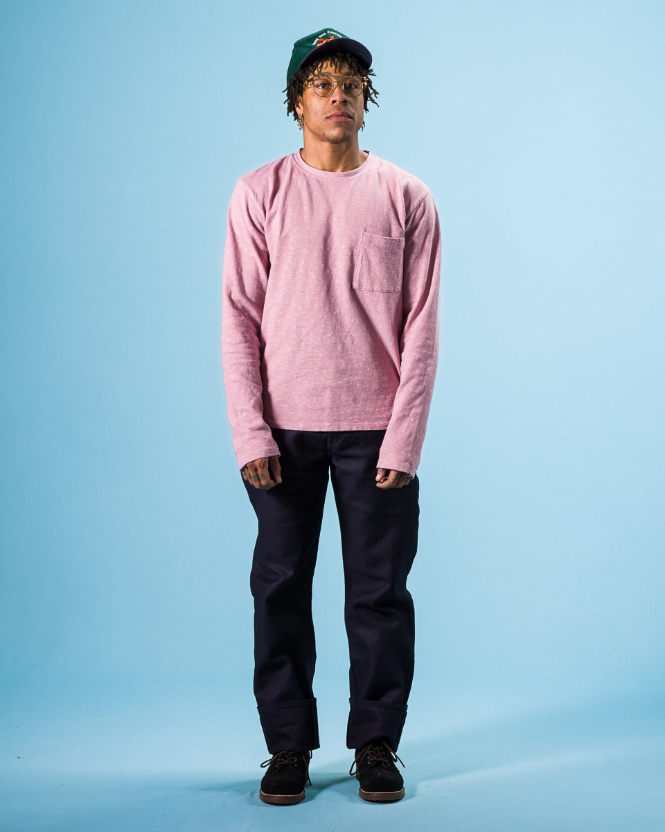 Kapital AMUSE Knit Pocket Long Sleeve T - Pink - Standard & Strange