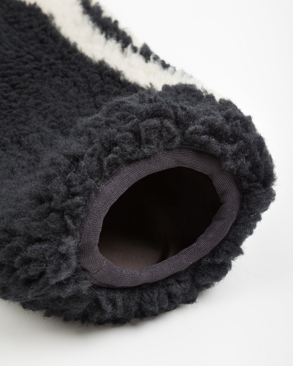 Kapital BONE Boa Fleece Reversible Blouson - Black - Standard & Strange