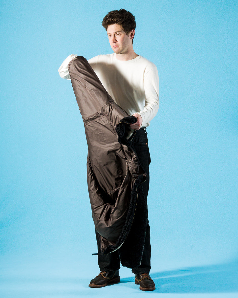 Kapital BONE Boa Fleece Reversible Blouson - Black - Standard & Strange