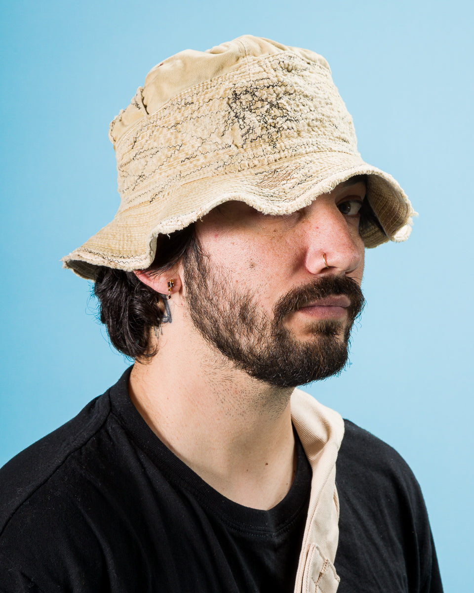 Kapital Chino The Old Man And The Sea Hat (CRASH REMAK) - Beige - Standard & Strange