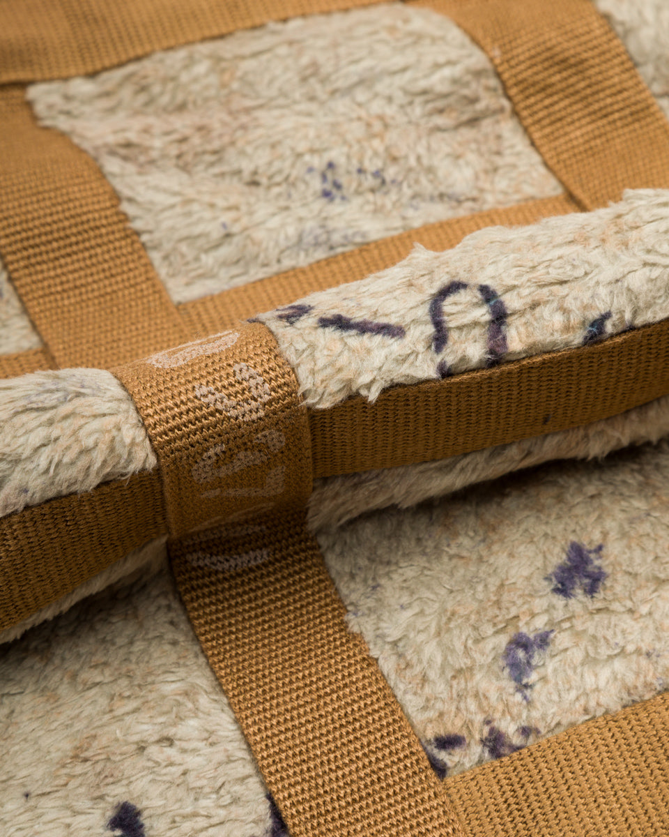 Kapital Fleece PRISONER Craft Tattersall Easy Pants - Beige - Standard & Strange