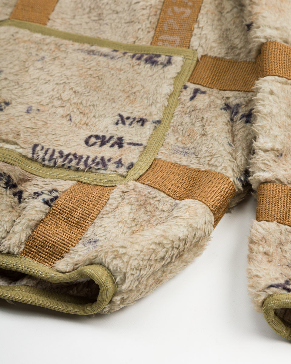 Kapital Fleece PRISONER Craft Tattersall ZIP Blouson - Beige - Standard & Strange