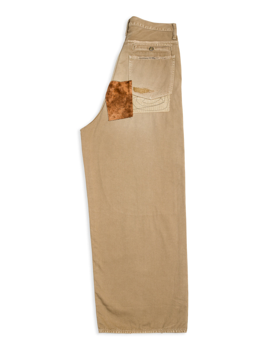 Kapital KATSURAGI PORT Baggy Pants(Champetre Remake) - Beige - Standard & Strange
