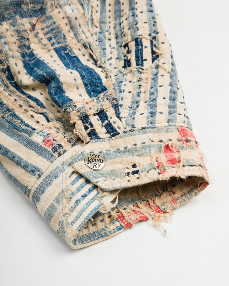 Kapital LIBERTY-BORO ZIP UP Blouson - Hickoree - Standard & Strange