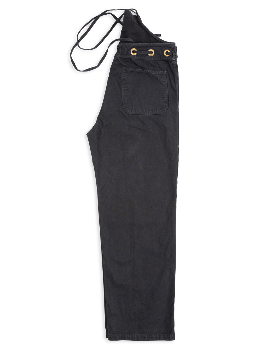 Kapital Light Canvas WELDER Overall - Black - Standard & Strange