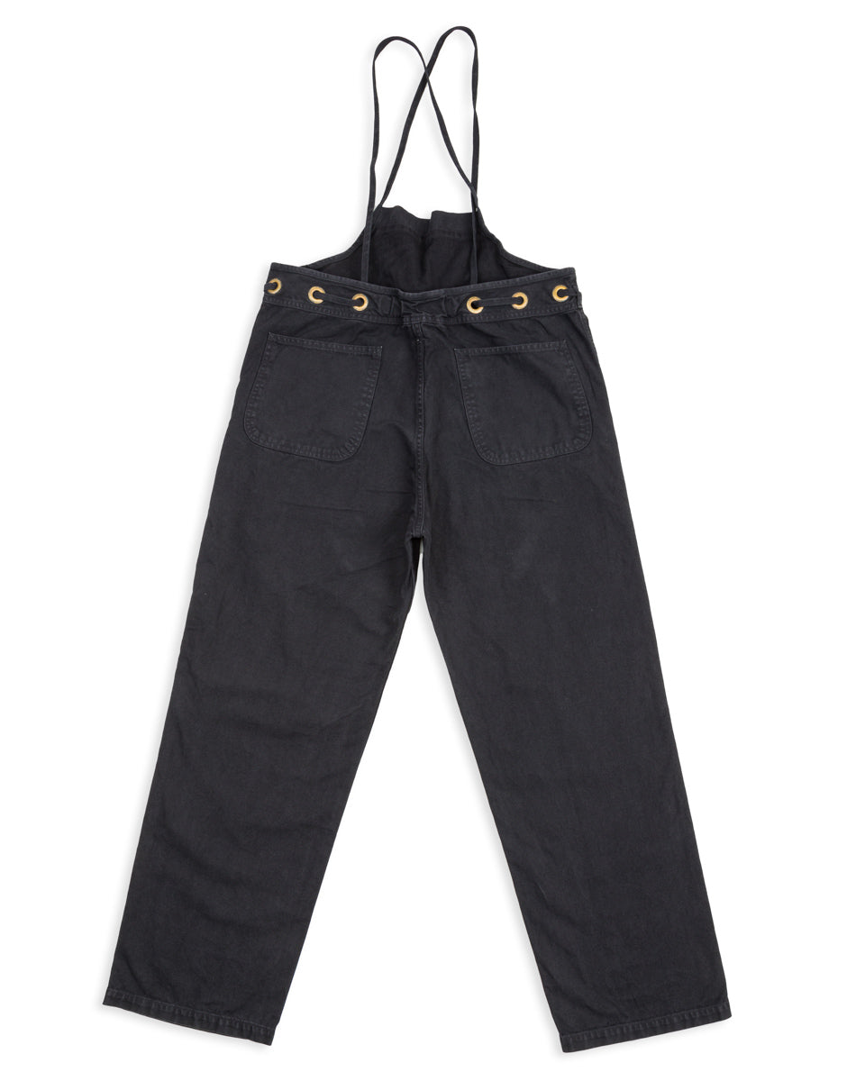 Kapital Light Canvas WELDER Overall - Black - Standard & Strange