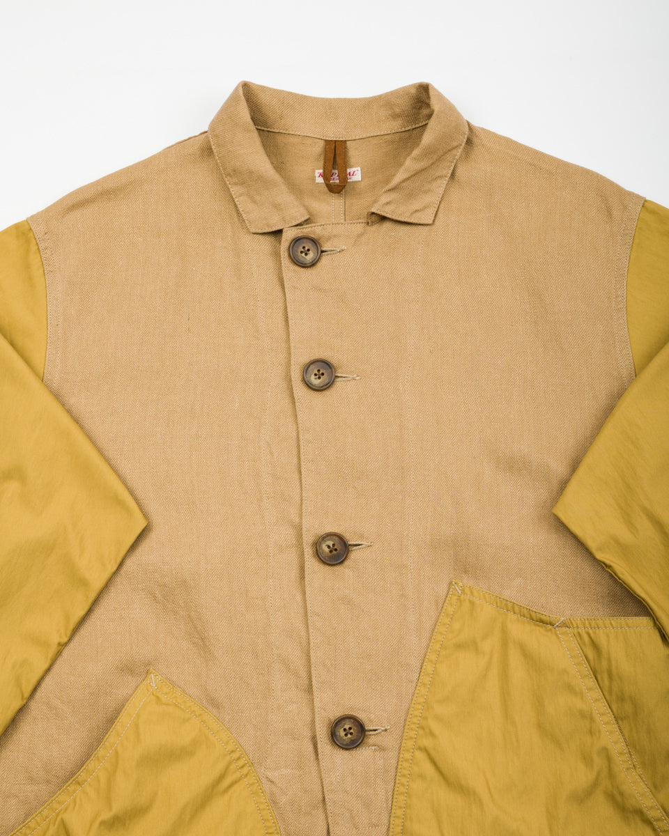 Kapital Linen Chino Cloth x Gabardine RINGOMAN Coverall - Beige - Standard & Strange