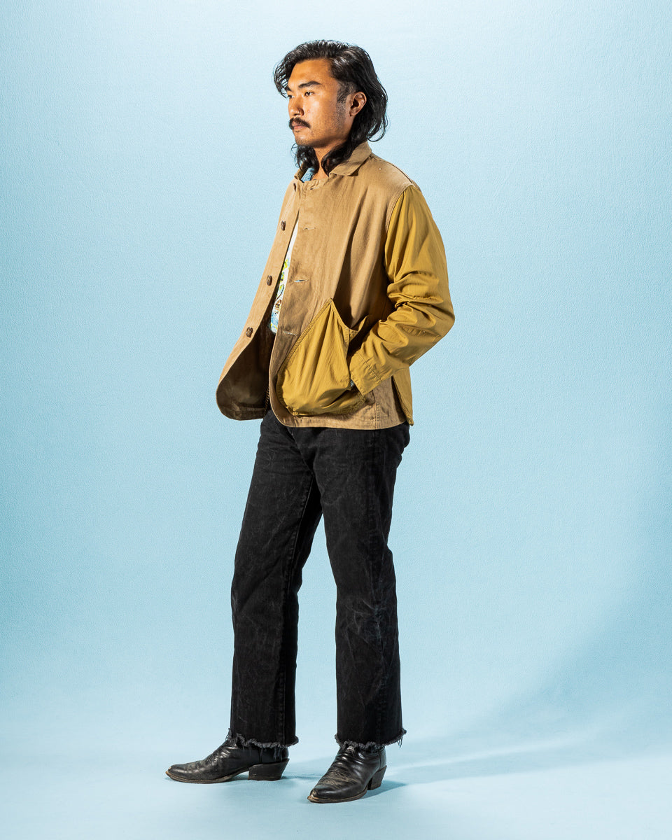 Kapital Linen Chino Cloth x Gabardine RINGOMAN Coverall - Beige - Standard & Strange