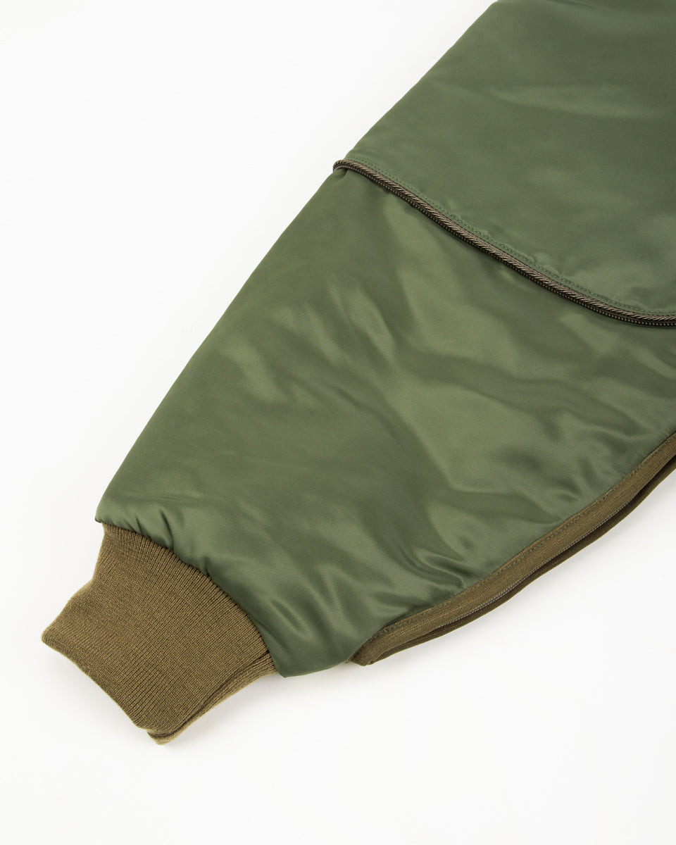 MA-1 Nylon SHAM BOMBER JKT - Khaki