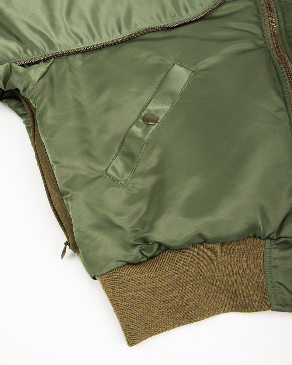 MA-1 Nylon SHAM BOMBER JKT - Khaki