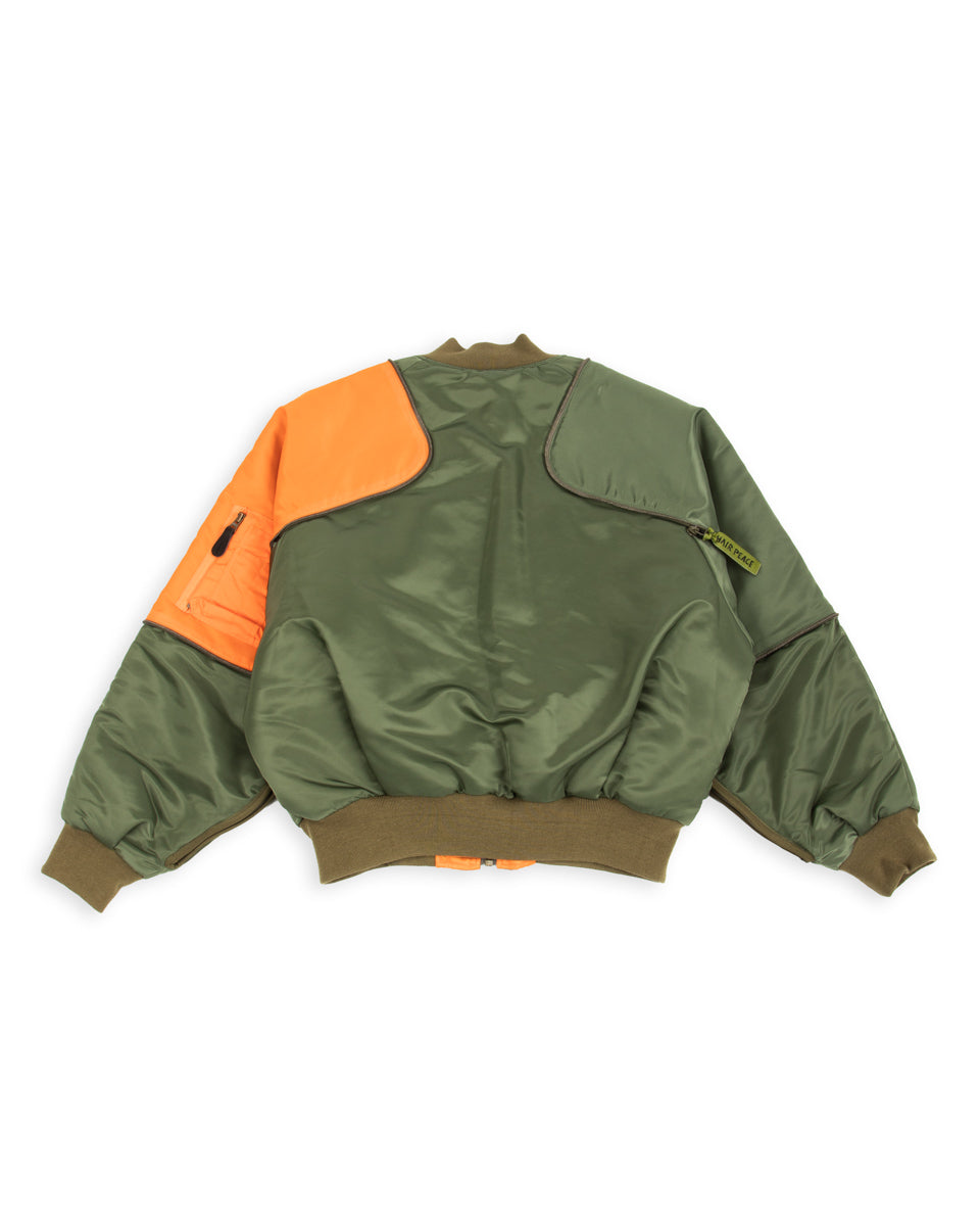 MA-1 Nylon SHAM BOMBER JKT - Khaki