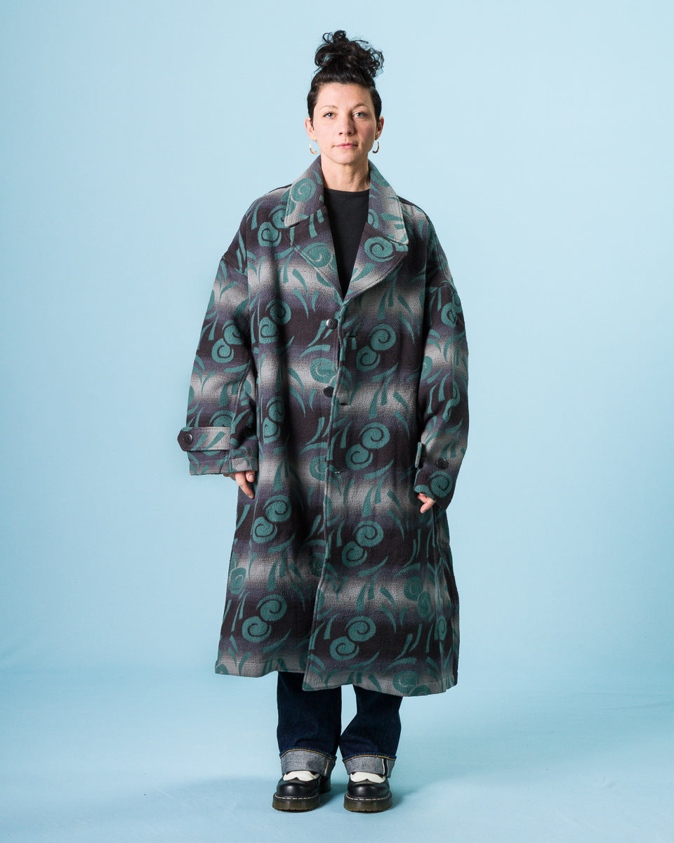 Kapital Napping Cotton PUEBLO VOLTEX CAVALIER Coat - Gray - Standard & Strange