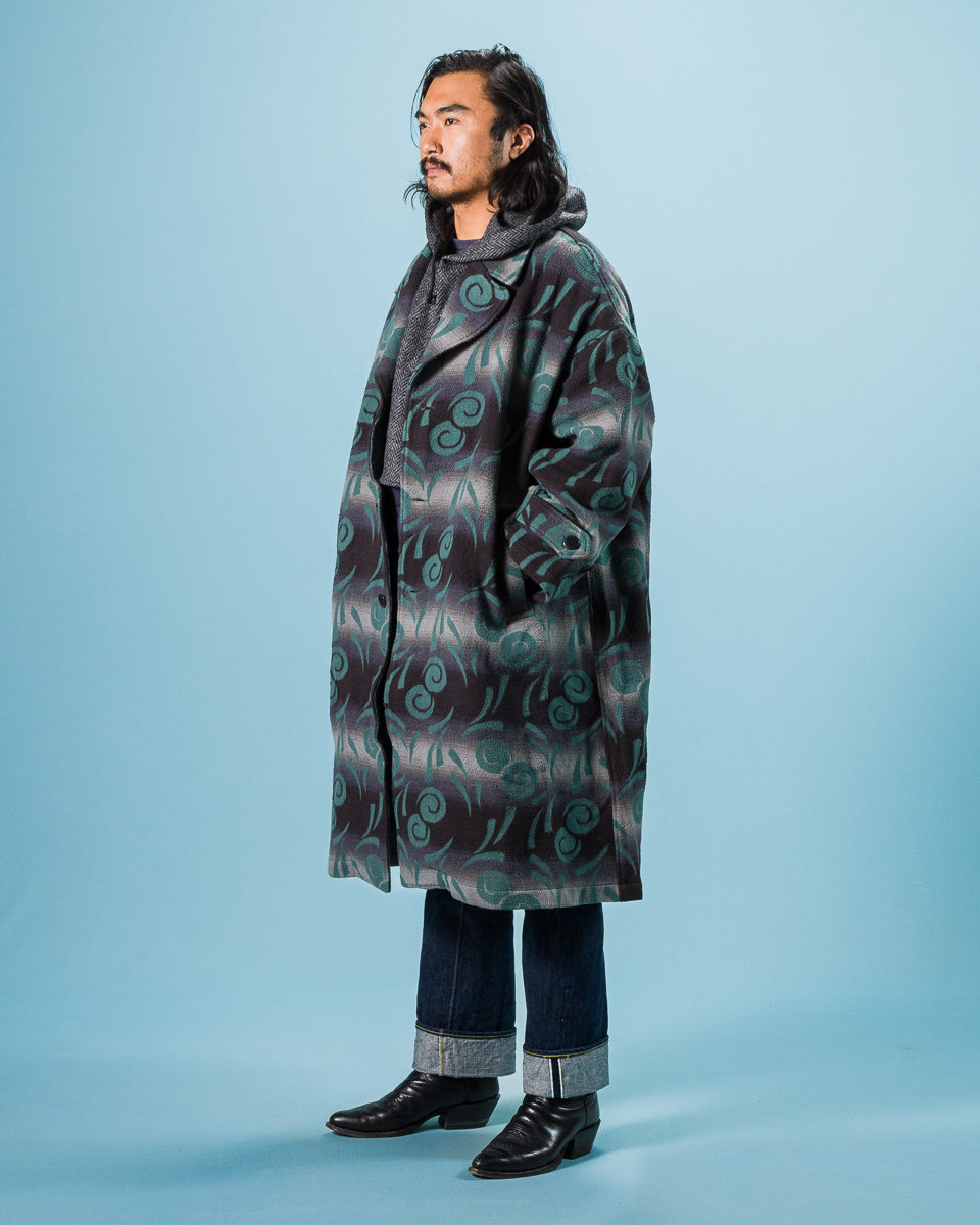 Kapital Napping Cotton PUEBLO VOLTEX CAVALIER Coat - Gray - Standard & Strange