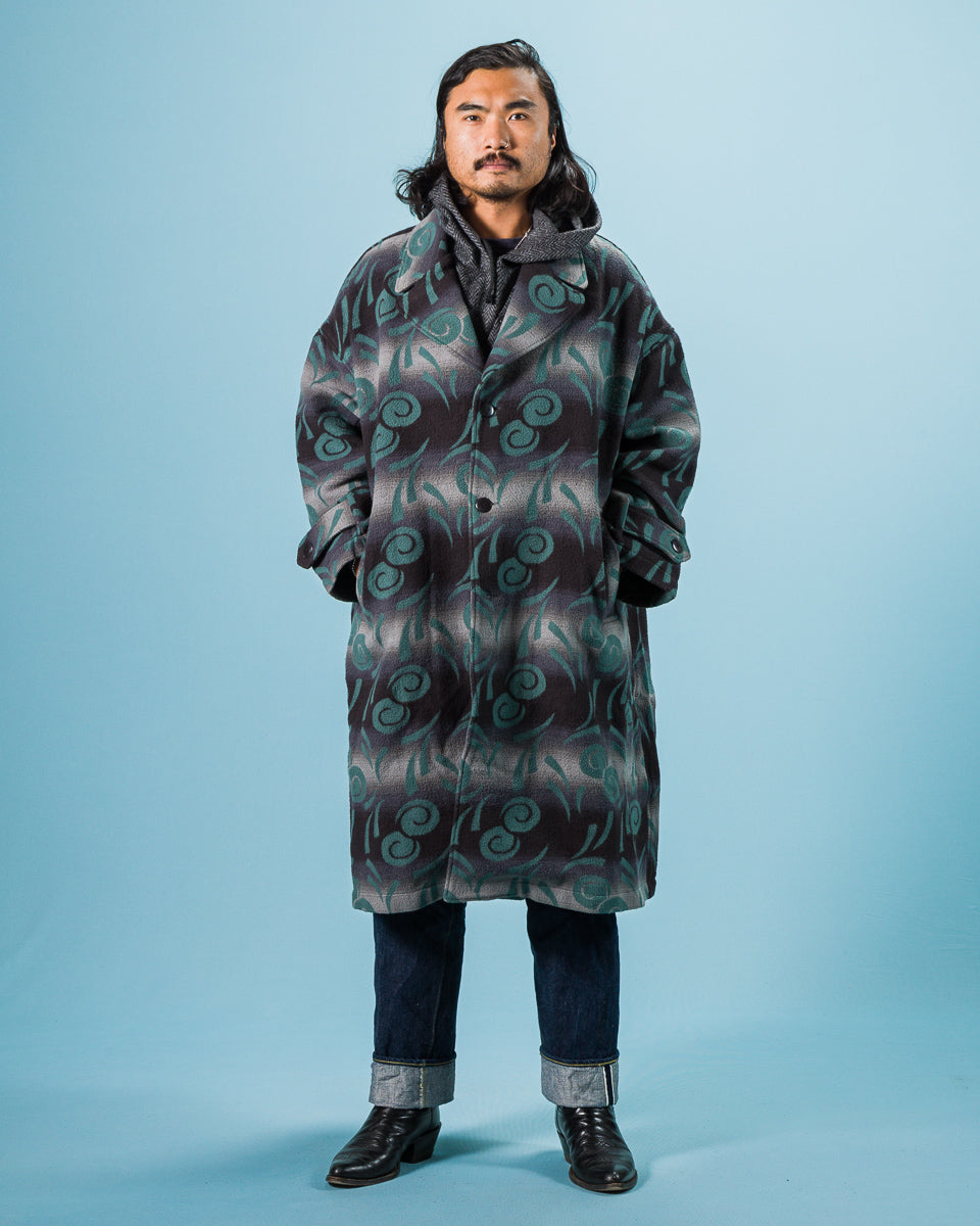 Kapital Napping Cotton PUEBLO VOLTEX CAVALIER Coat - Gray - Standard & Strange