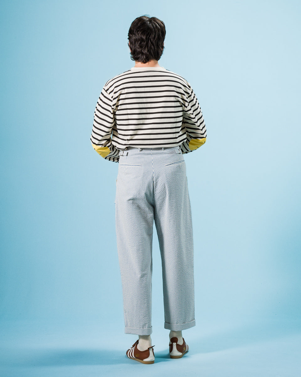 Kapital Seersucker LUMBER SUIT Pants - Sax - Standard & Strange