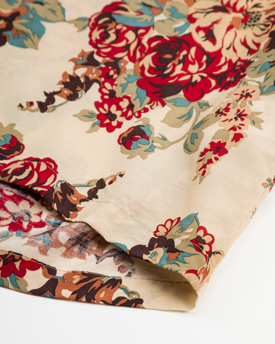 Kapital Silk Rayon CHAMPETRE MARIA WRANGLE Collar Aloha Shirt - Natural - Standard & Strange