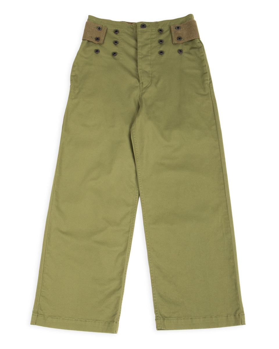 Stretch Chino TWIGGY 7-Stars Suspender Pants - Khaki