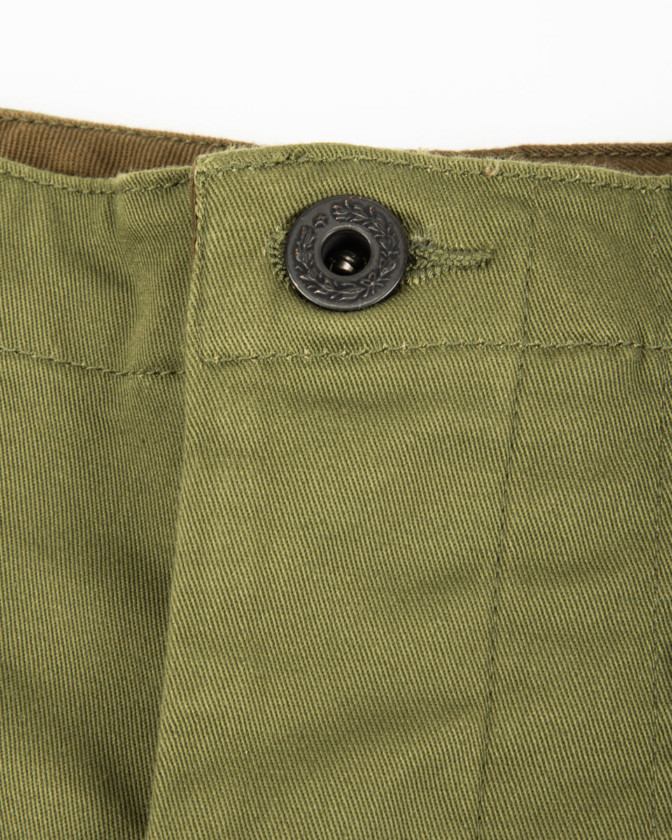 Stretch Chino TWIGGY 7-Stars Suspender Pants - Khaki