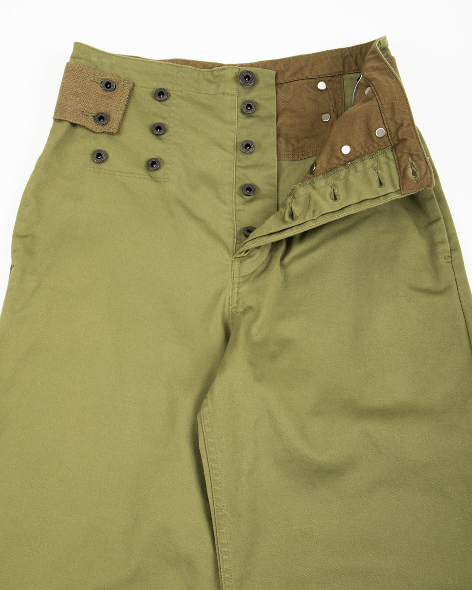 Stretch Chino TWIGGY 7-Stars Suspender Pants - Khaki