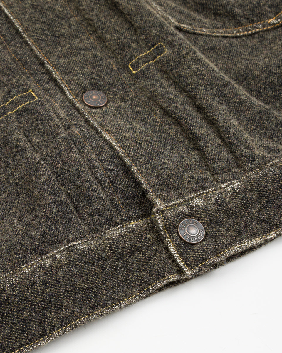 Kapital Twill Aging-Wool 1st Jacket - Charcoal - Standard & Strange
