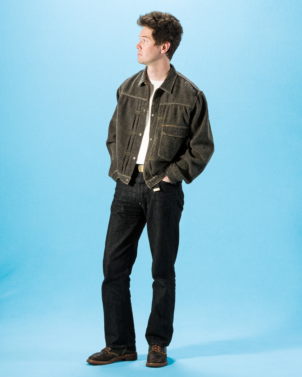 Kapital Twill Aging-Wool 1st Jacket - Charcoal - Standard & Strange