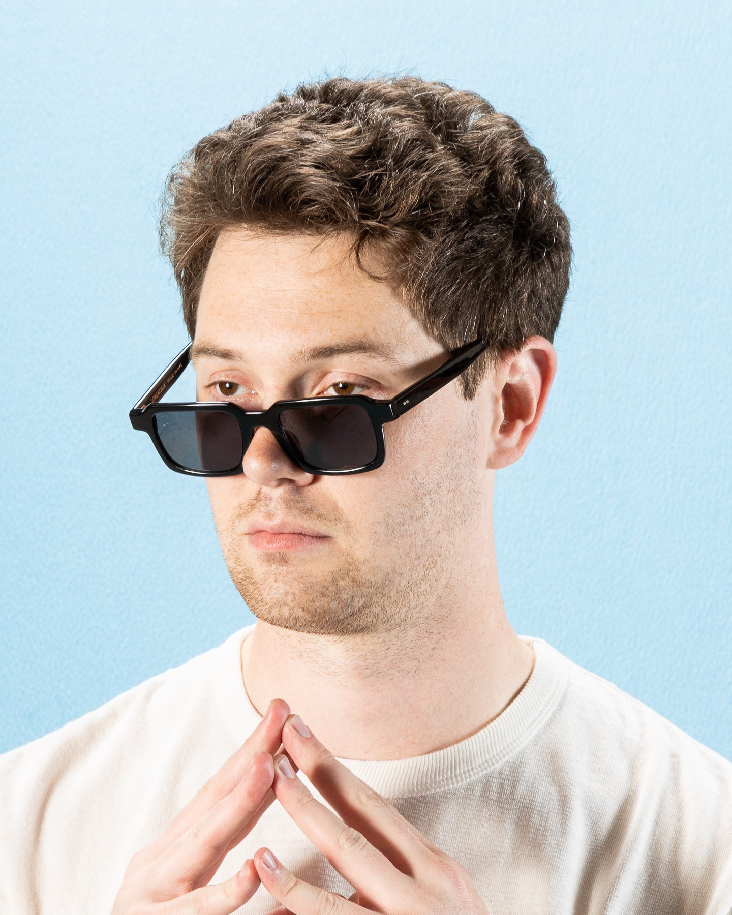 Lowercase Eyewear Hudson Sunglass - Black - Standard & Strange