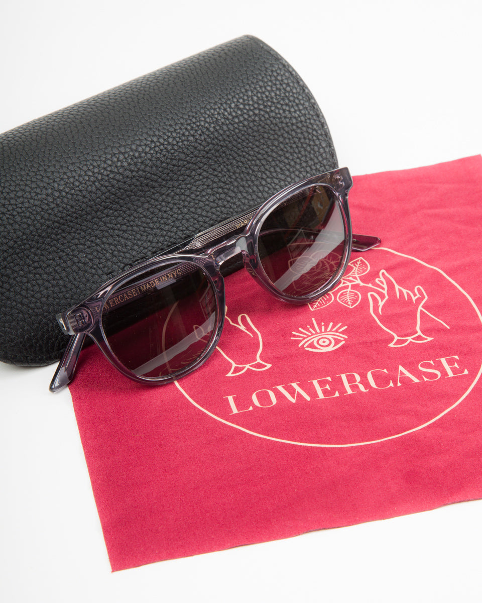 Lowercase Eyewear Marlton Sunglass - Smoke Grey - Standard & Strange