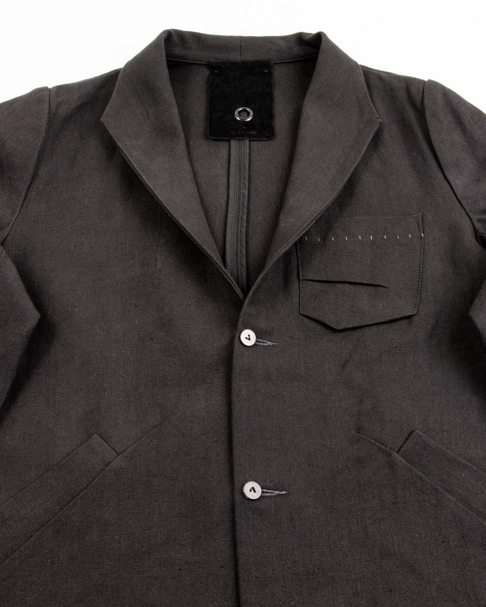 MATiAS Anacapa Blazer - Kurai Black Hemp Canvas - Standard & Strange