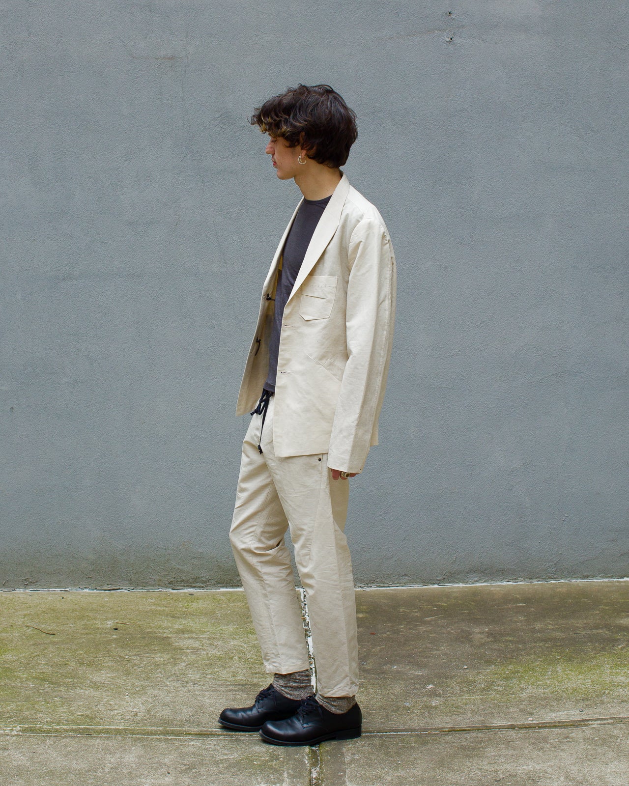 MATiAS Anacapa Blazer - Tamashi Cotton/Linen Ecru - Standard & Strange