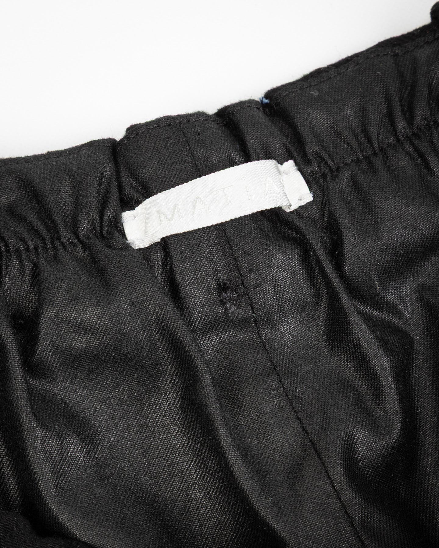 Bali Hi Pant - Ganja Black Cotton/Hemp