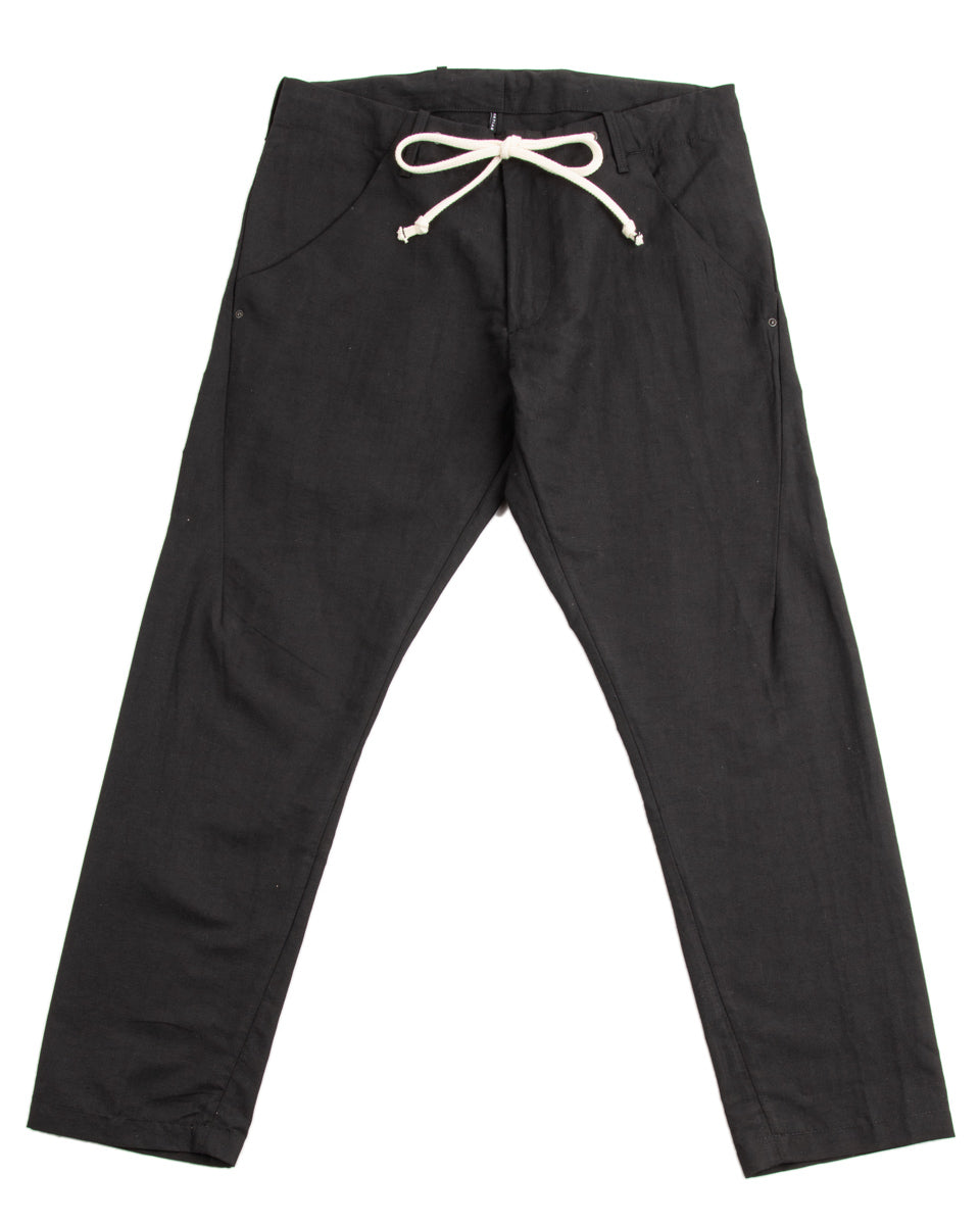 MATiAS Rivera II Pant - Marzo Black Linen/Hemp – Standard & Strange