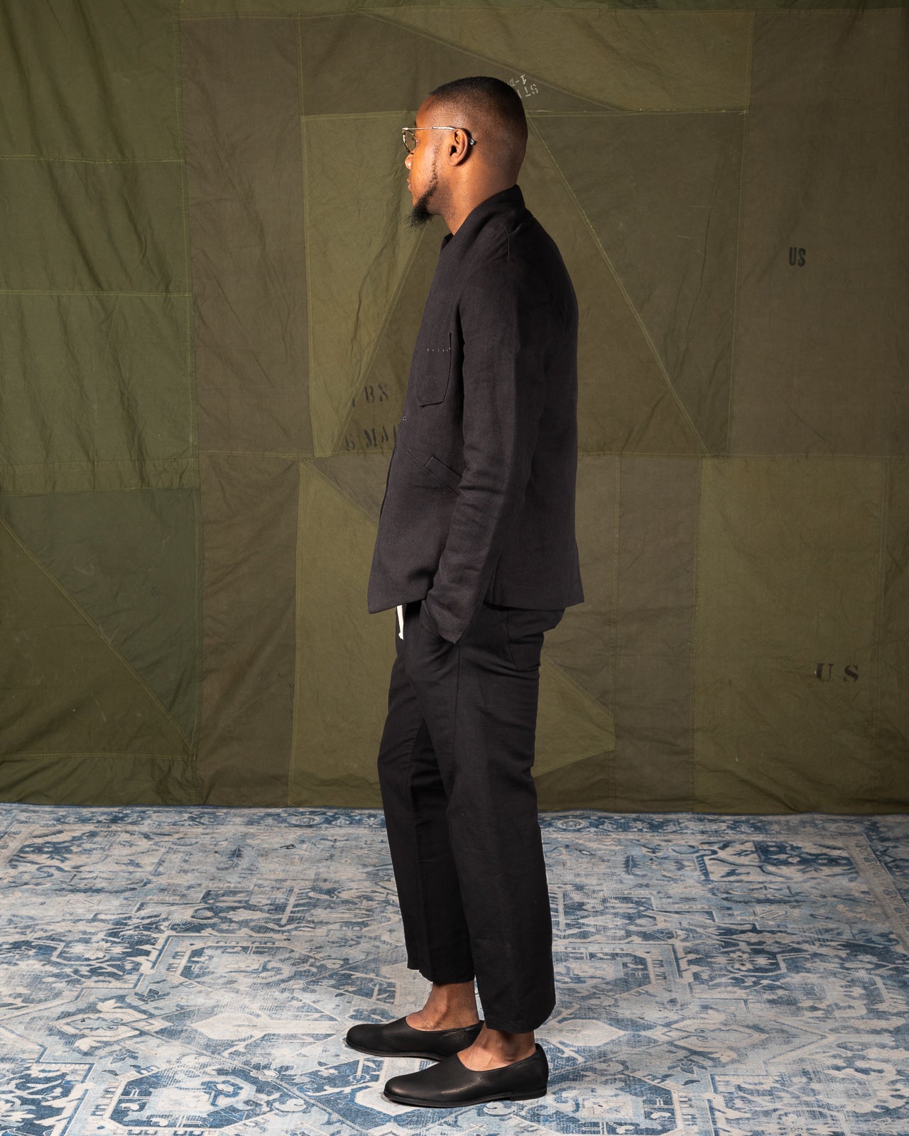 MATiAS Rivera II Pant - Kurai Black Hemp Canvas - Standard & Strange