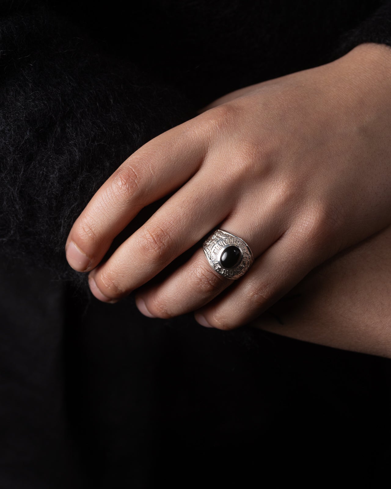 Martine Ali Black Onyx Champion Ring - Standard & Strange