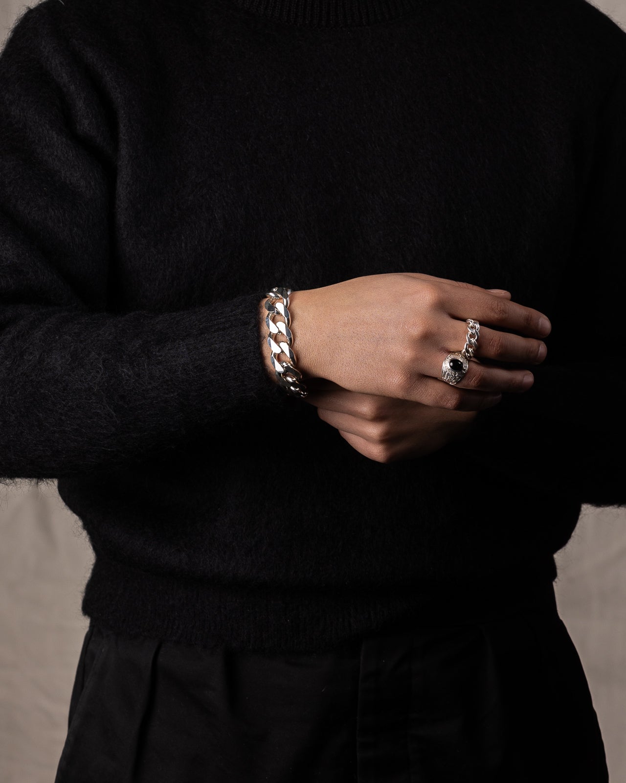 Martine Ali XL Flat Link Bracelet - Standard & Strange