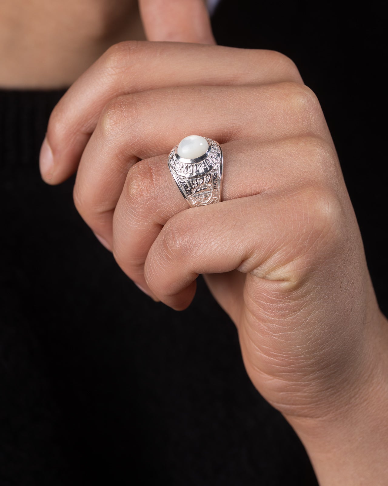 Martine Ali Mother of Pearl Champion Ring - Standard & Strange