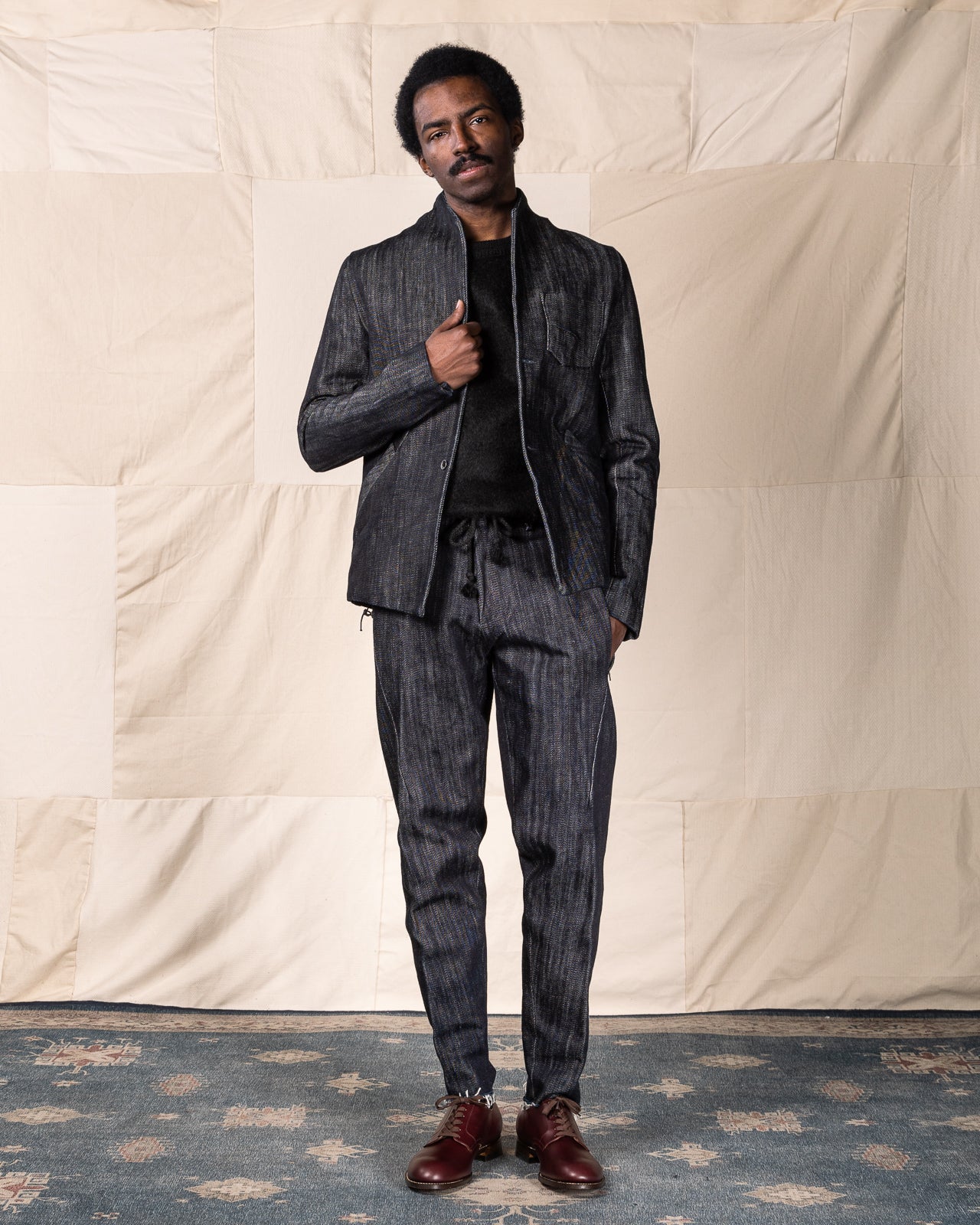 MATiAS Anacapa Blazer - Bleek Indigo Super Slub - Standard & Strange