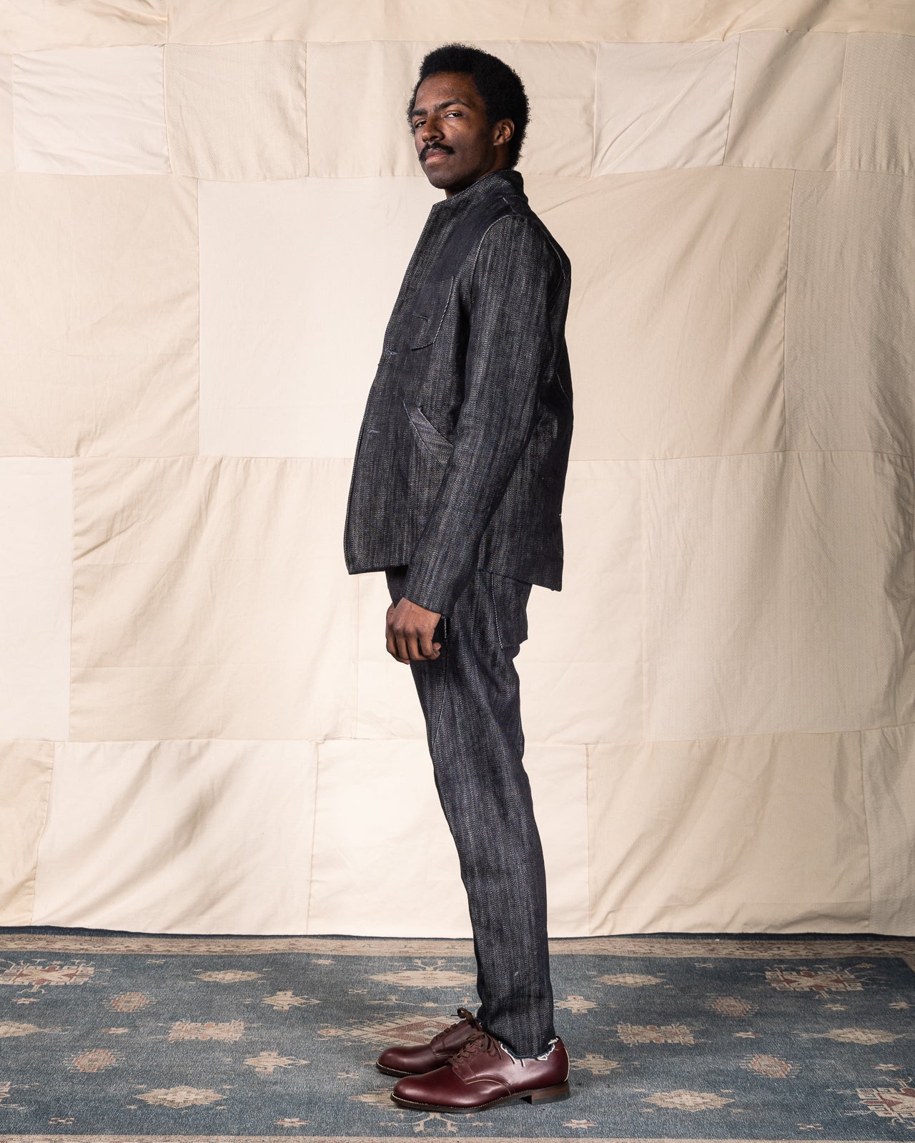 MATiAS Anacapa Blazer - Bleek Indigo Super Slub - Standard & Strange