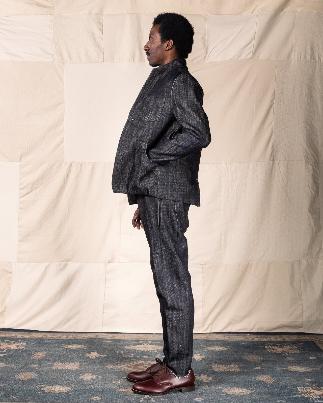 MATiAS Anacapa Blazer - Bleek Indigo Super Slub - Standard & Strange