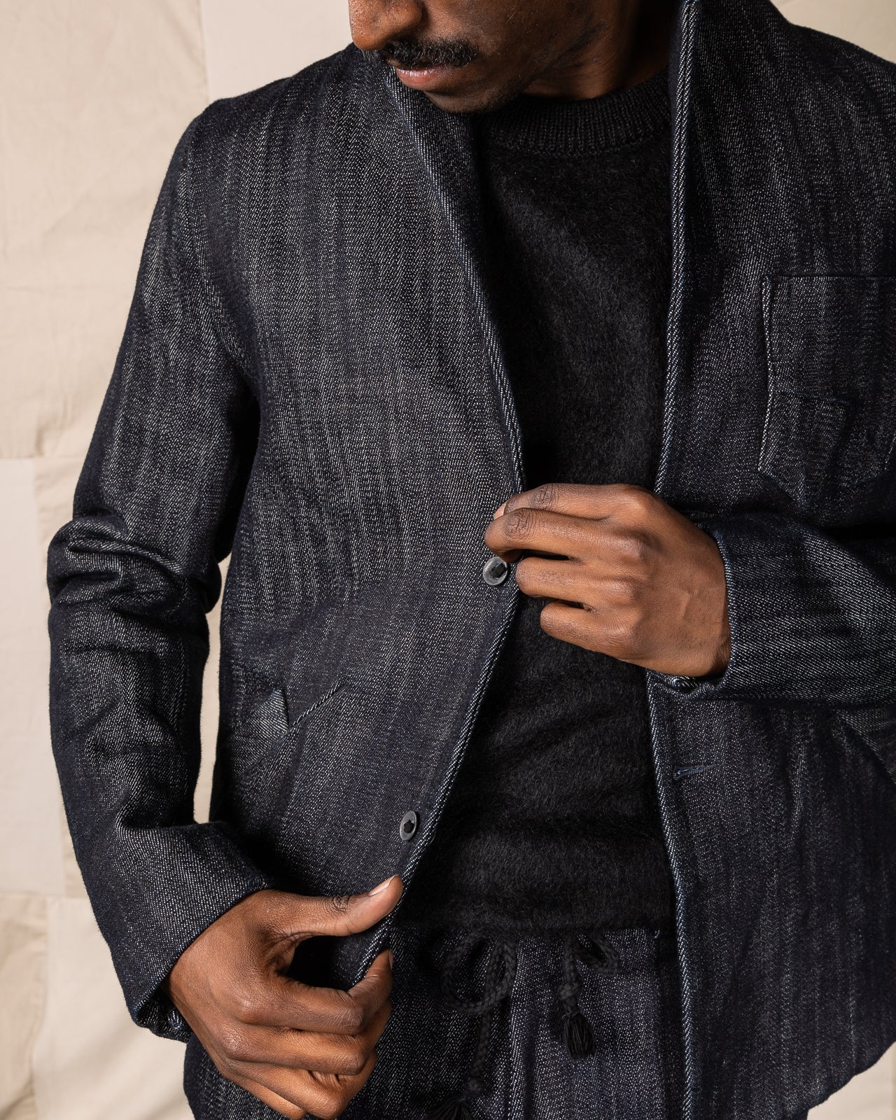 MATiAS Anacapa Blazer - Bleek Indigo Super Slub - Standard & Strange