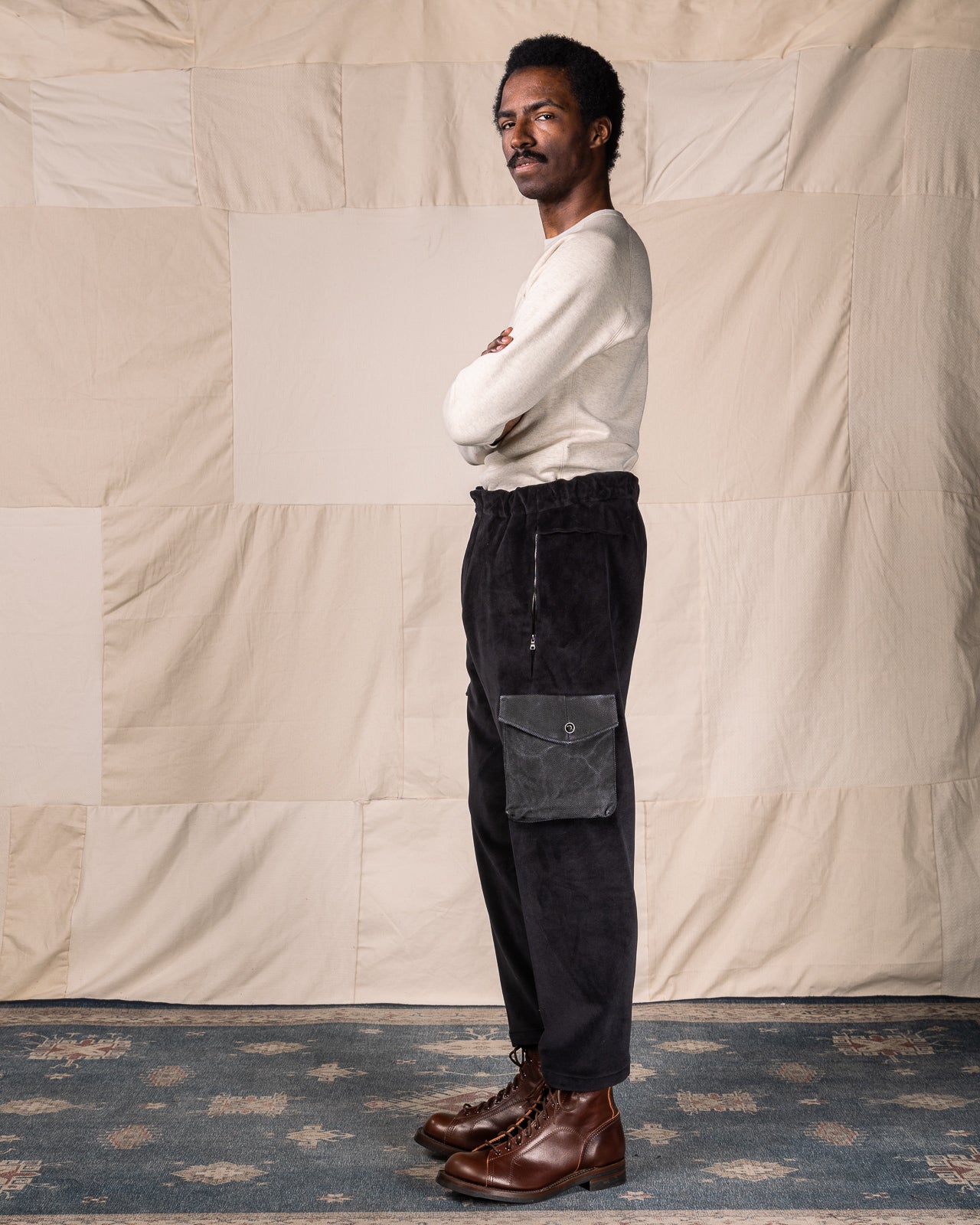 MATiAS Somonte XX Pant - Roi Black/Indigo Velvet - Standard & Strange