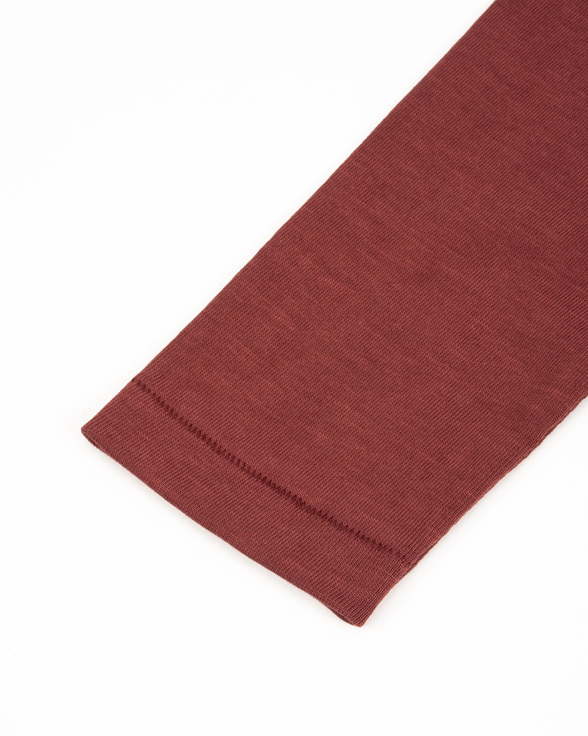2S08 Loopwheeled Relaxed Fit Heavyweight L/S Henley - Burgundy